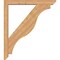 Ekena Millwork Funston Slat Smooth Bracket w/ Offset Brace, Western Red Cedar, 5 1/2"W x 42"D x 48"H BKT0604X42X48FST06SWR - alternate 3